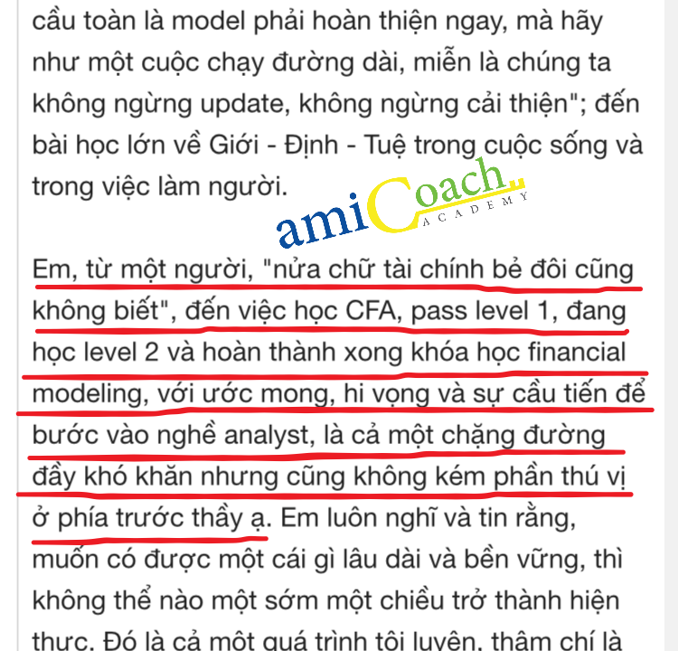 Chỉ cần mình của ngày hôm nay tốt hơn mình của ngày hôm qua
